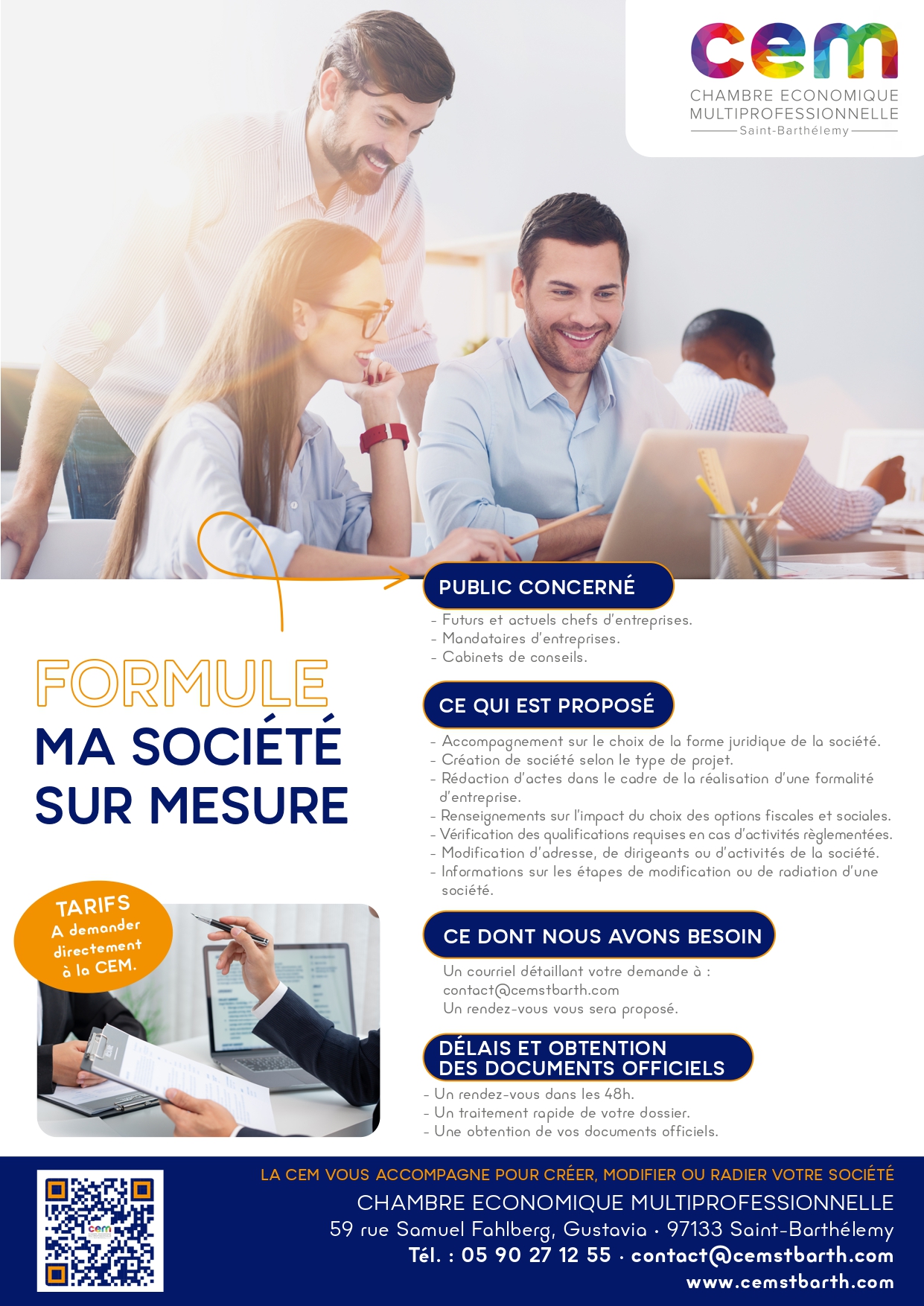 NOUVELLE OFFRE : MA SOCIÉTÉ SUR MESURE